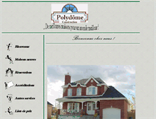 Tablet Screenshot of polydomeconstruction.com